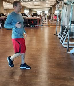 Upright row deomstrates how to strengthen core muscles