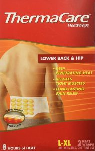 Thermacare Heatwraps for lower back pain