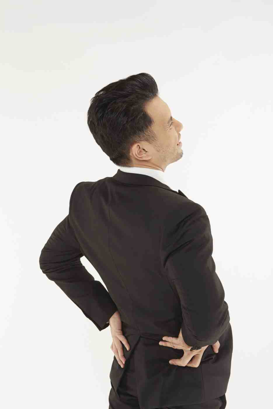 Man with sciatica pain